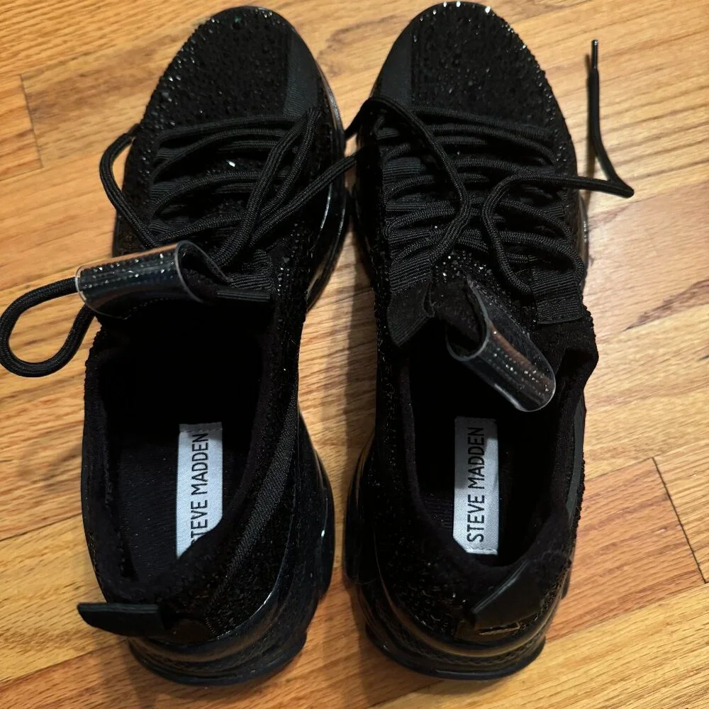 Steve Madden Rhinestone Sneakers - Picture 3 of 5